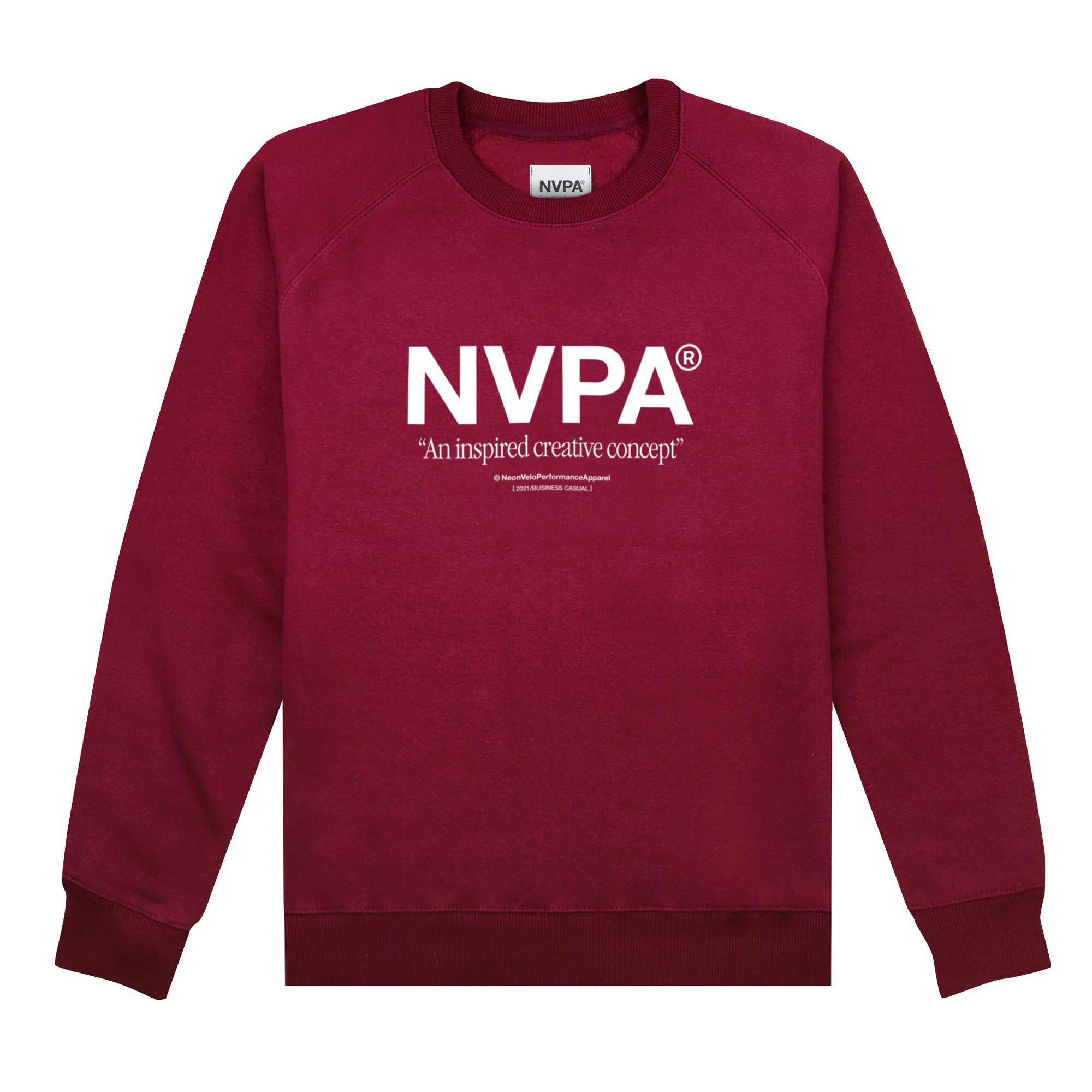 NVPA® Burgundy sweatshirt